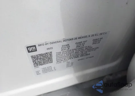 2021 GMC Terrain Awd Slt from USA, damaged, VIN 3GKALVEV3ML391364